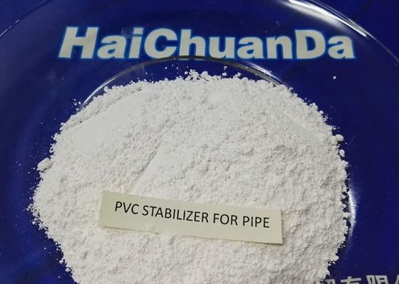 China White Powder Heat Stabilizer For PVC Pressured Pipe , Environmentally Friendly supplier